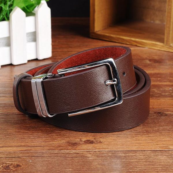 

belts spot men's pin buckle belt casual korean fashion trend wild trousers 3 colors 2021, Black;brown
