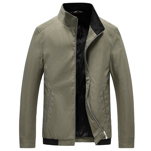 

men's jackets spring/fall 2021 stand-up collar jacket business lht12, Black;brown