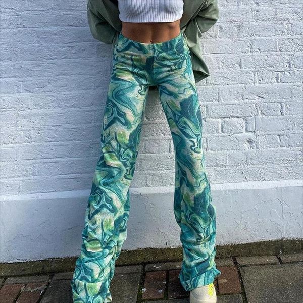 

y2k joggers womens capri high waist green tie dye skinny fashion casual e girl trousers sweatpants summer, Black;white