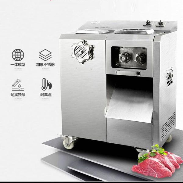 

household commercial vertical stainless steel blade electric meat cutter slicer slice strip cutting machine grinders