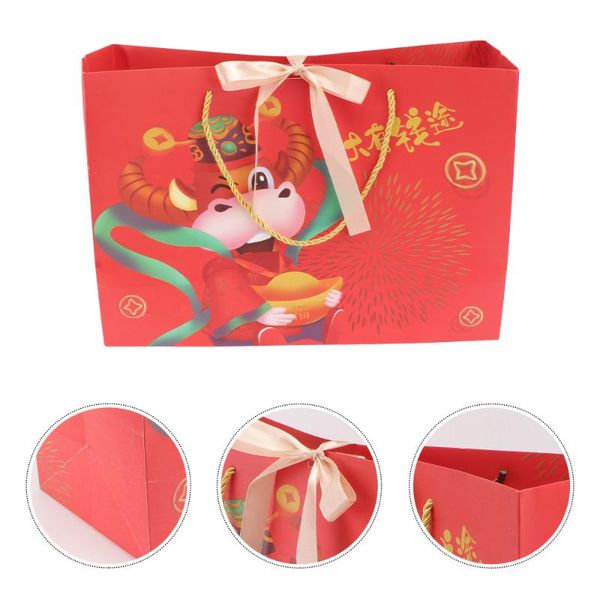 

gift wrap 10pcs spring festival bag packaging handheld