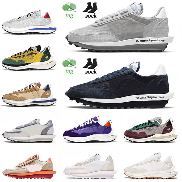 

2021 arrival ldv waffle running shoes blazer sacais vaporwaffle nylon black green gusto pine game royal tennis outdoor sneakers 36-45, White;red