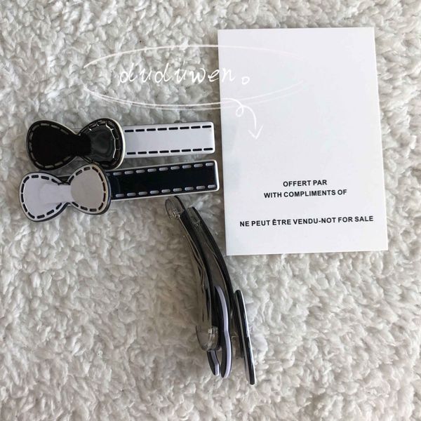 

fashion hair clips pretty bowknot vogue c acrylic hairpin including parper cards mixed style, Golden;silver