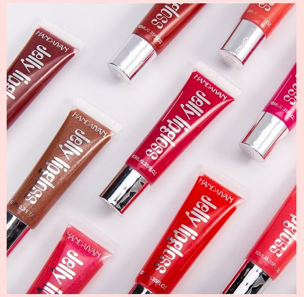 

lip- glosses lip gloss candy jelly natural long-lasting water proof mirror moisturizing lip frozen lips glaze
