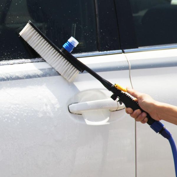 

car wash brush hose adapter vehicle truck cleaning washing water spray care sponge
