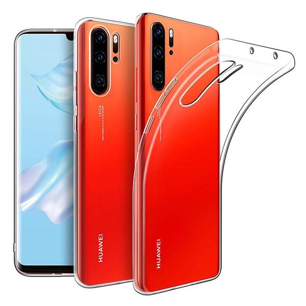 

cell phone pouches transparent case tpu for huawei p30 pro lite p40 plus soft silicon cover thin clear back armor p30pro p40pro huaweip40