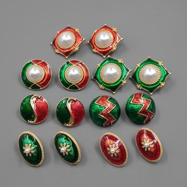 

stud jewelry earrings personality temperament fashion show silver needle drop glaze female c8, Golden;silver