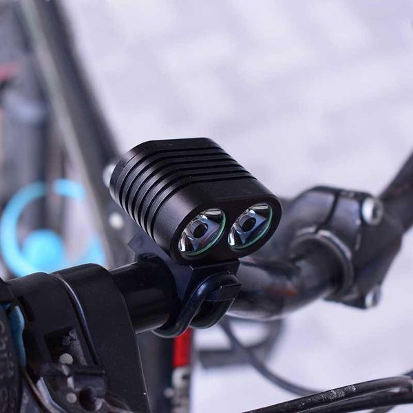 

waterproof 5000lm 2x xml t6 led mini head front bicycle light bike headlamp lights