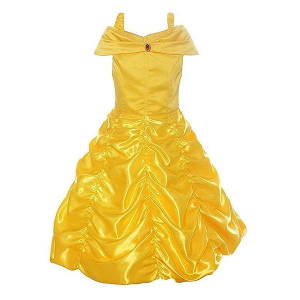 

children's children's halloween dress princess bell dress, Red;yellow