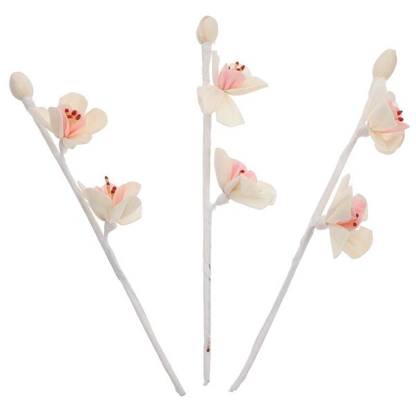 

fragrance lamps 3pcs creative natural bark incense sticks deskoffice home decorations (white+pink)