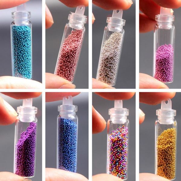 

1pcs/sell new shining round shape nail glitter powder dust 3d nail art decorations art bottle tip stickers nr168, Silver;gold
