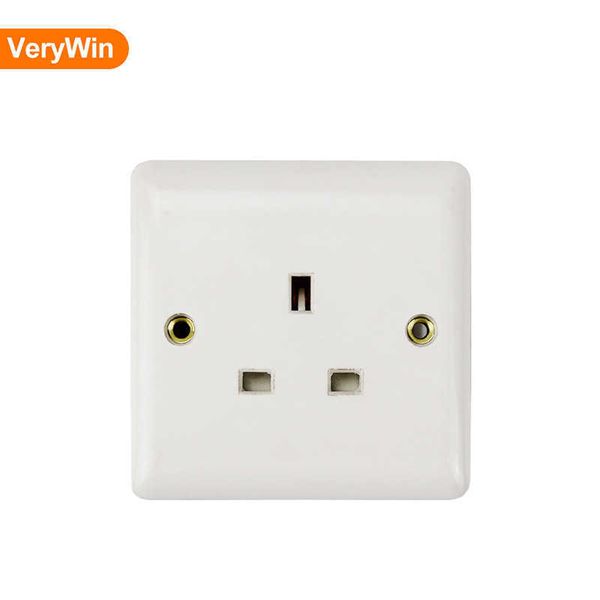 

multi purpose switch socket 86 concealed british square three hole wall 13a