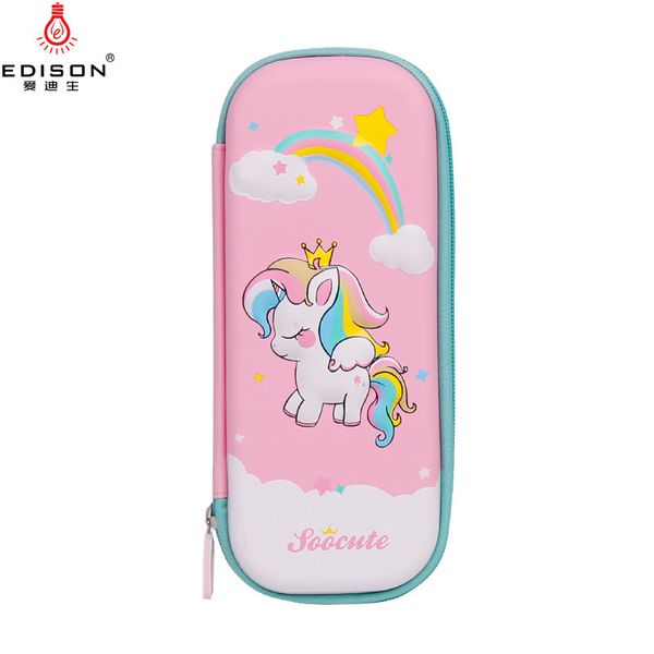 

pencil edison stationery case eva cartoon cat unicorn dinosaur pen case primary school student storage box cute high face value