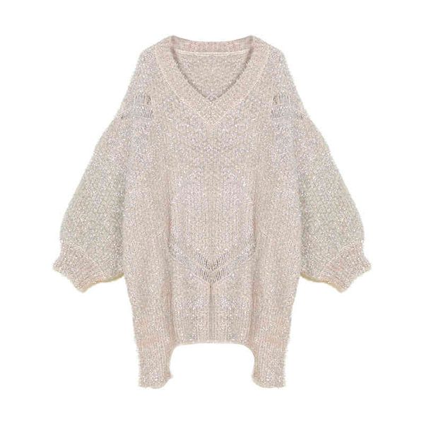 

sweaters nice beige manga bubble female sweater d637, White;black