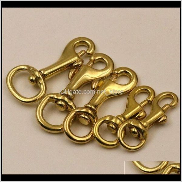 

bag parts accessories 5pcs solid brass trigger swivel eye bolt snap hook webbing leather craft buckle for making bags szeie cebvo, Black