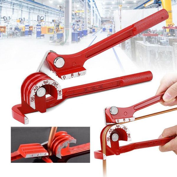 

hand tools metermall 3 in 1 tubing pipe bender 1/4in 5/16in 3/8in tube aluminum copper steel fuel brake lines