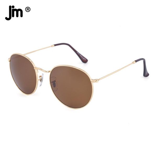

sunglasses jm round for women men clx0009, White;black