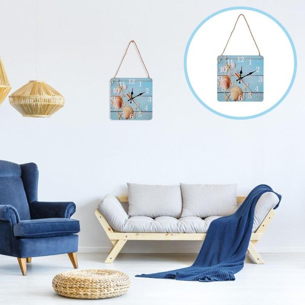 

wall clocks 1pc all- clock vintage hanging living room with rope nordic style