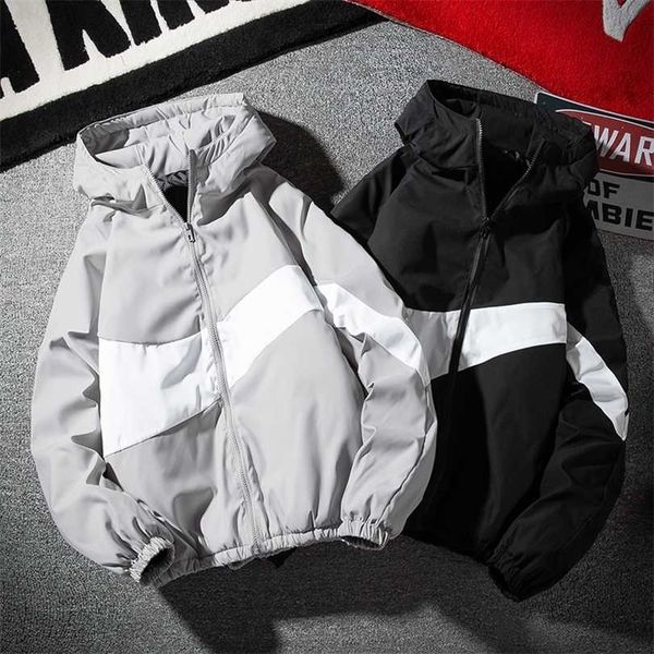 

mens winter thick warm jackets luxury fashion casual oversized hooded coat streetwear clothes cotton trend sportswear 211214, Black;brown