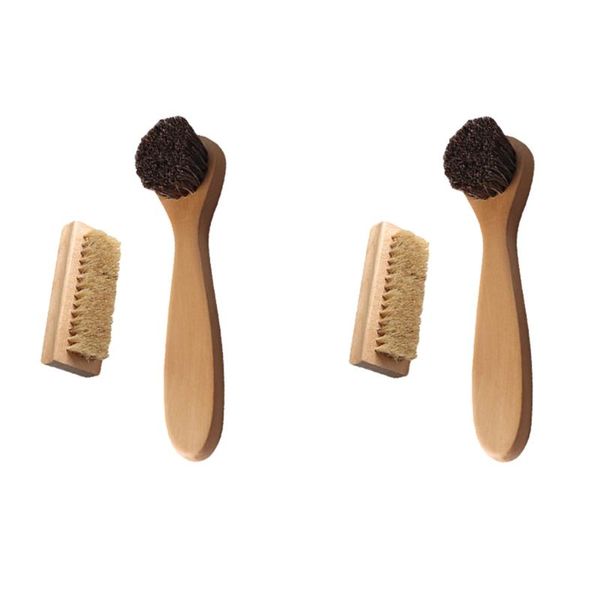 

nail brushes 4pcs wooden bristles cleaning practical handwashing, Yellow