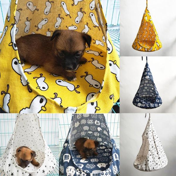 

creative cat hammock kitten nest dog tent pet beds cushion sleeping collapsible supplies & furniture