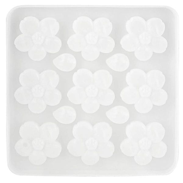 

flower silicone mold, resin epoxy mold is used to make diy craft jewelry, soap, candle baking & pastry tools