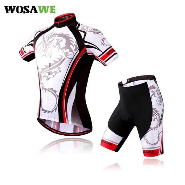 

racing sets wosawe summer cycling jersey set breathable mtb bicycle clothing mountain bike wear clothes maillot ropa ciclismo, Black;blue