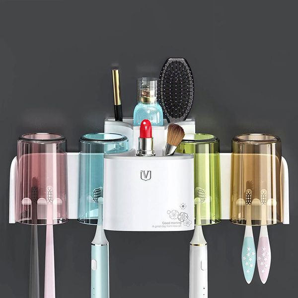 

bath accessory set rack wc wall hanging bathroom accessories toothbrush holder toothpaste dispenser toilet