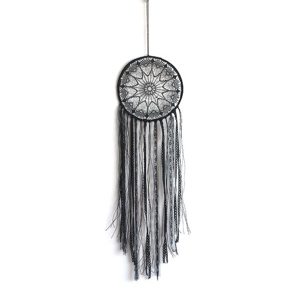 

handmade dream catcher net with feathers wall hanging dreamcatcher craft gift christmas decoration for home 105cm decorative objects & figur