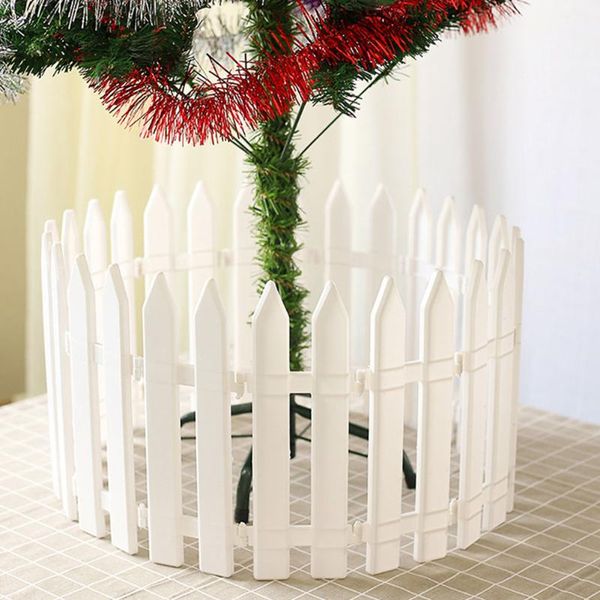 

fencing, trellis & gates 20pcs ornaments plastic anti-uv fence home pastoral christmas decoration white tree