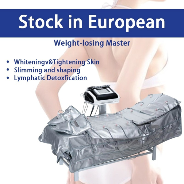 Schlankheitsmaschine EU Fast Ship 3 in 1 Pressotherapie Infrarot-Wärme Schlankheitswickel Kleidung Druckmassage Durchblutung Bio Ems Elektrische Muskelstimulation