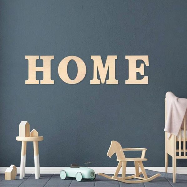 

novelty items supplies home decoration wall door ornaments blank paintable 30cm wooden letters unfinished alphabet diy wood craft