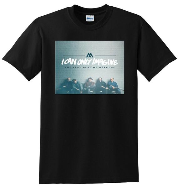 

mercyme t shirt i can only imagine vinyl cd cover small medium large or xl, White;black