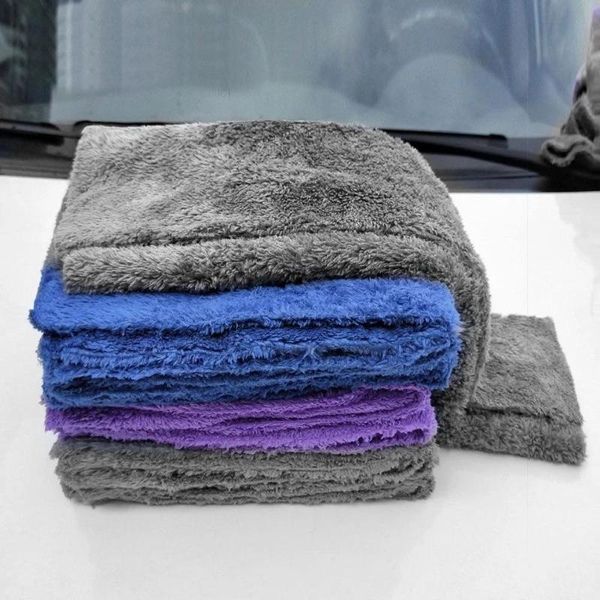 

towel 1/3/6pcs 350gsm microfiber towels car styling wash absorbency thick cleaning cloth auto detailing drying twist premium