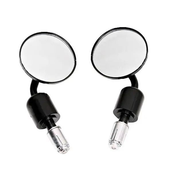 

7/8 inch 22mm handlebar end motorcycle review mirrors black for honda