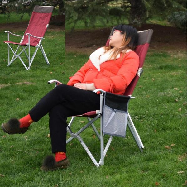 

ultralight folding portable outdoor chair heightening backrest fishing stool leisure camping and beach family trip camp furniture