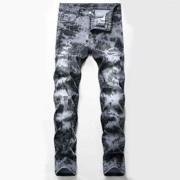 

men's jeans 1j personalized stretch ground white amazon trend pants wholesale clothing legging good quality1, Blue