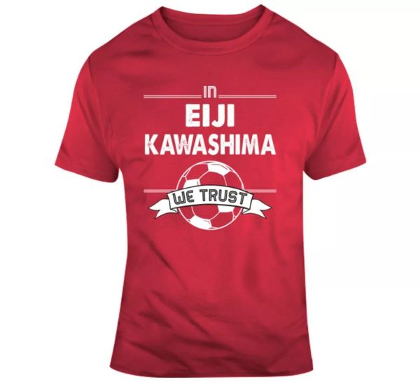

eiji kawashima japan goal world soccer football futbol t shirt, White;black