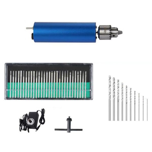 

professiona electric drills us plug, 385 stepless speed regulation handheld multifunctional drill grinder woodworking set
