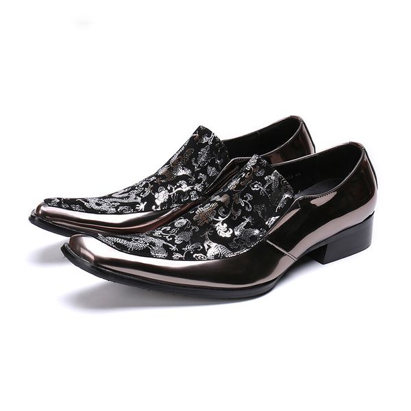 

italian type men shoes zapatos de hombre handmade gentlemen formal leather shoes men party and wedding shoes men, us12, Black