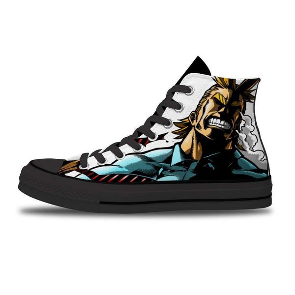 

my hero academia diy anime cartoon running non-slip casual shoe for man trend sports shoes