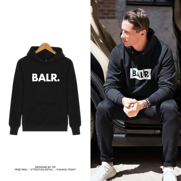 

chaozhou brand chaopin football men's pullover, letter printed hoodie, women's spring 2020, Black