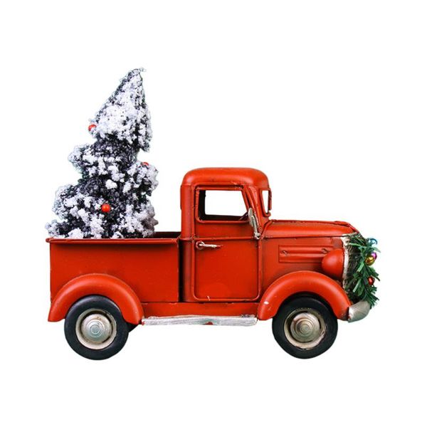 

greeting cards 1pc exquisite workmanship pickup truck xmas car model for ornament (assorted color)