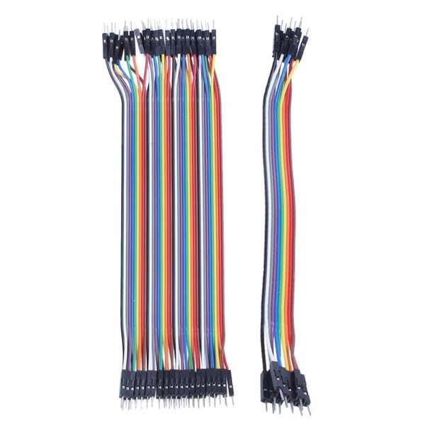 

other lighting accessories 40pcs 20cm 2.54mm male to breadboard jumper wire cable for arduino