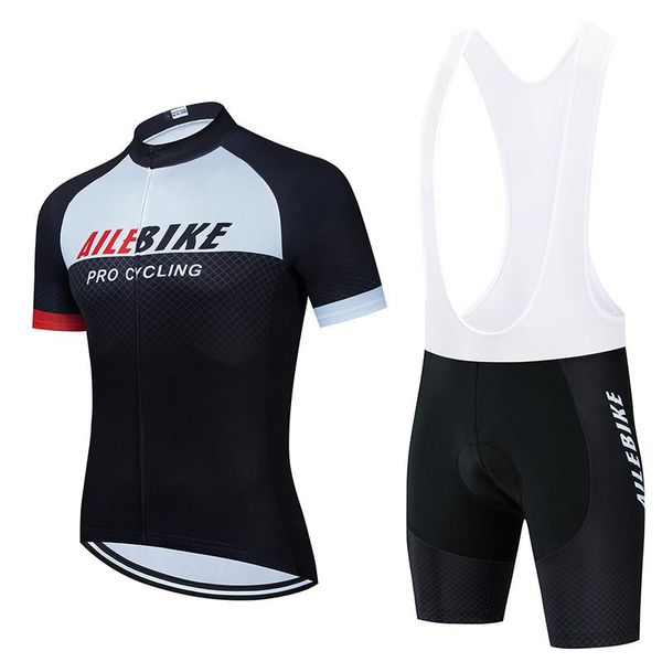 

team cycling jersey set short sleeve garment anti-uv bike racing clothes men's bicycle sportswear sets, Black;blue
