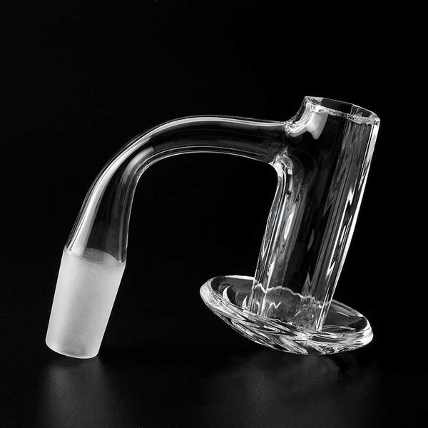 Fato completo fumar fumar beveled borda de quartzo liquidificador banger diamante balde masculino feminino fêmea unhas sem costura para velhos bongos de água Dab Stands tubulações