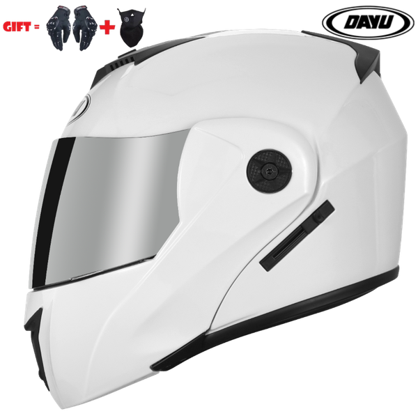 

motorcycle helmets 2021 flip up full face helmet motorbike racing with double sun visor moto motocross for women man