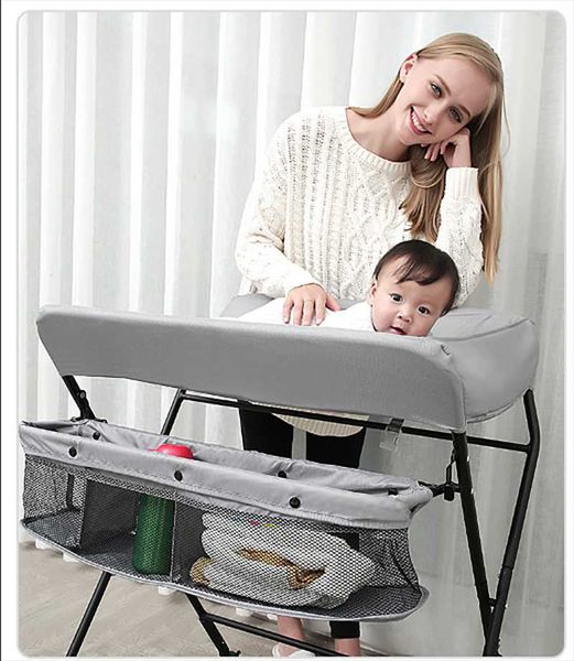

baby cribs born diaper changing table foldable multifunction tables safety care station infant mats drop
