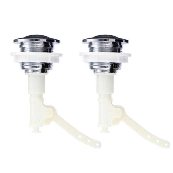 

smart home control 2pcs separated type flush toilet water tank push buttons switches