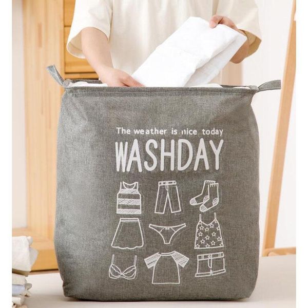 

clothing & wardrobe storage quilt bag home large organizer cotton linen moistureproof move travel toy pillow portable box